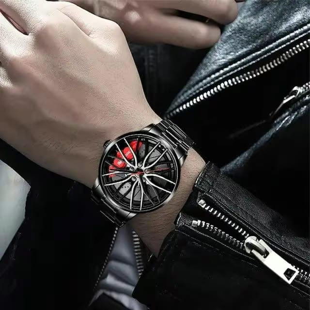 Last offer this watch perimium wheel design watch